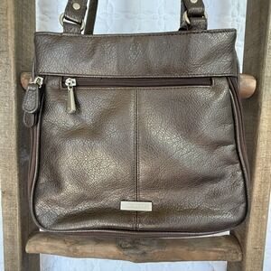 "Collection" brown over the shoulder purse